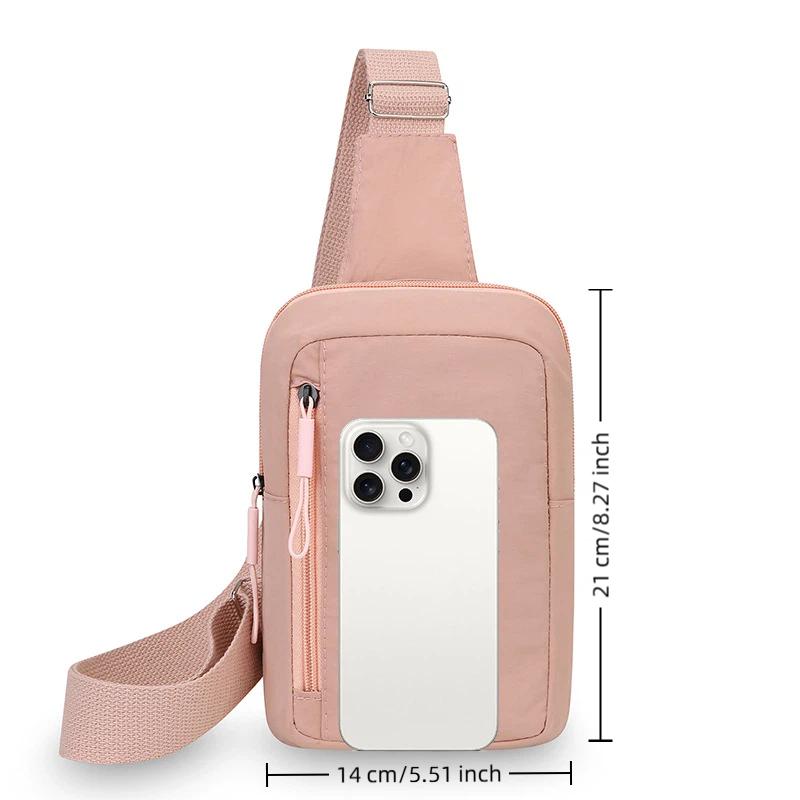 Sling Backpack Shoulder - ミニスリングバッグ スタイリッシュなクロスボディチェストバックパック 耐久性のあるナイロン製小型ショルダーバッグ 旅行やスポーツに最適 男女兼用 アウトドア用