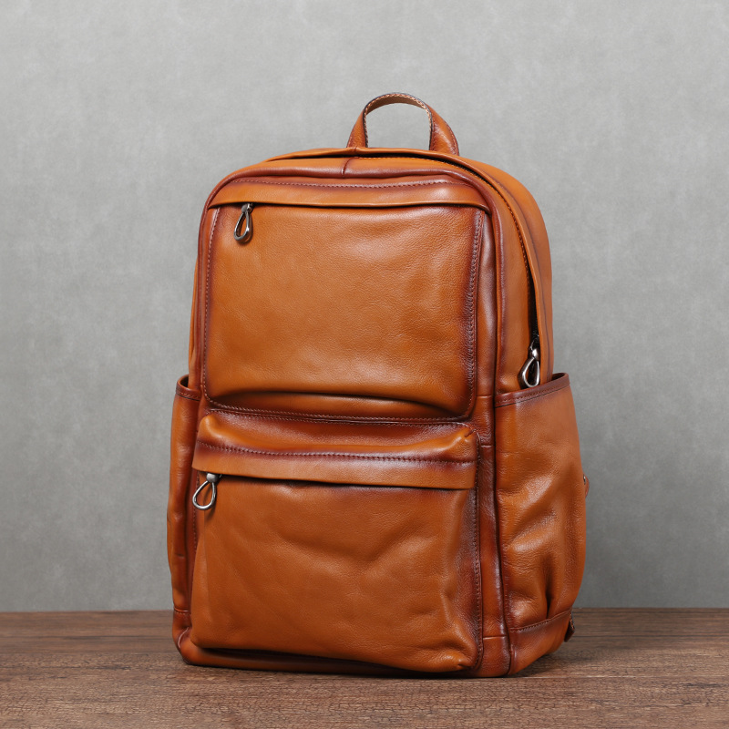 YETTIES メンズ ヴィンテージ ベジタブルタンニンなめ - Leather Backpack Vintage のレビューと価格