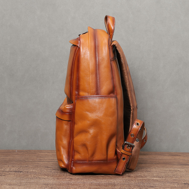 YETTIES メンズ ヴィンテージ ベジタブルタンニンなめ - Leather Backpack Vintage のレビューと価格