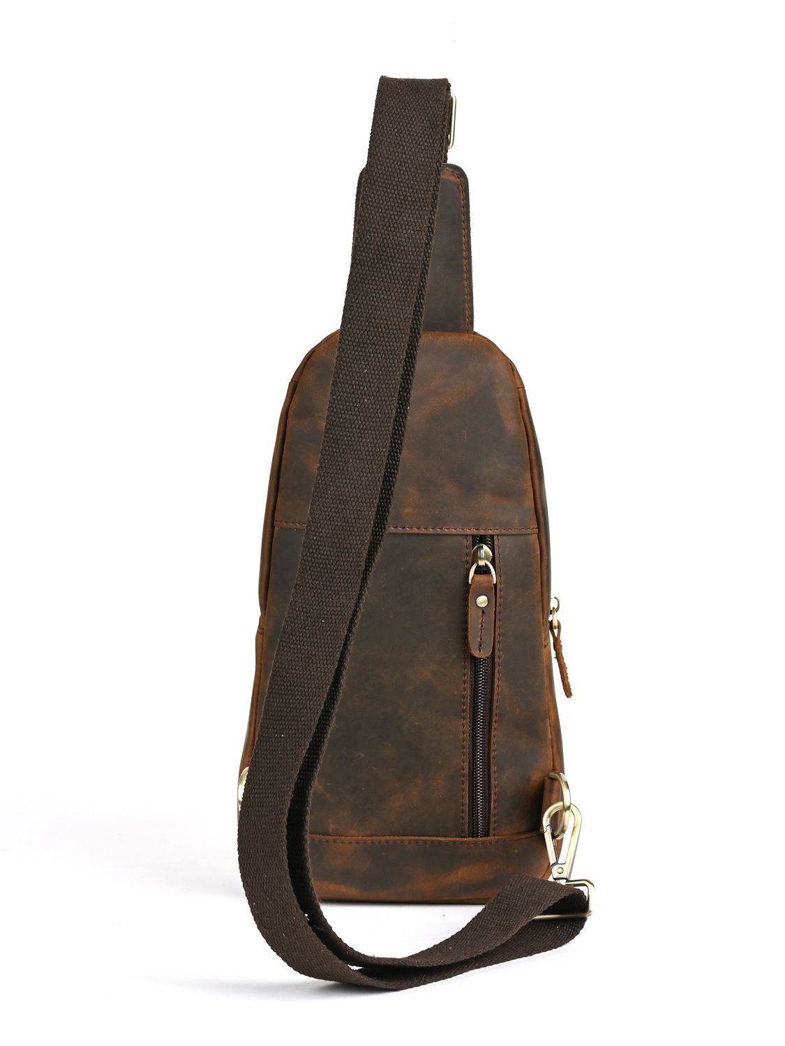 デザイナー高級多機能男性チェストバッグ大容量アウトドア男性ス - Leather Backpack Vintage のレビューと価格