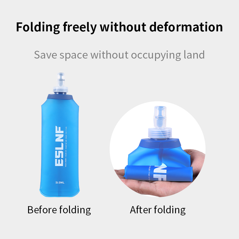500ml折りたたみ式ウォーターボトル ソフトフラスク BP - Hydration Pack Outdoor のレビューと価格
