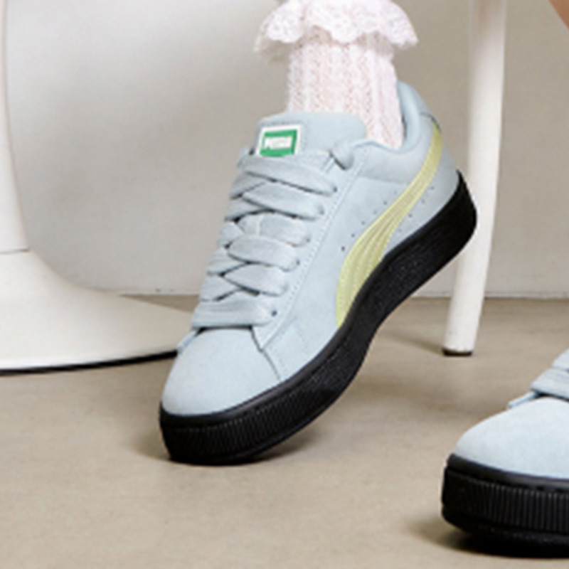 プーマ ミッド ロートップ クラシック 快適 軽量 通気性  - Puma Shoes Suede Classic のレビューと価格