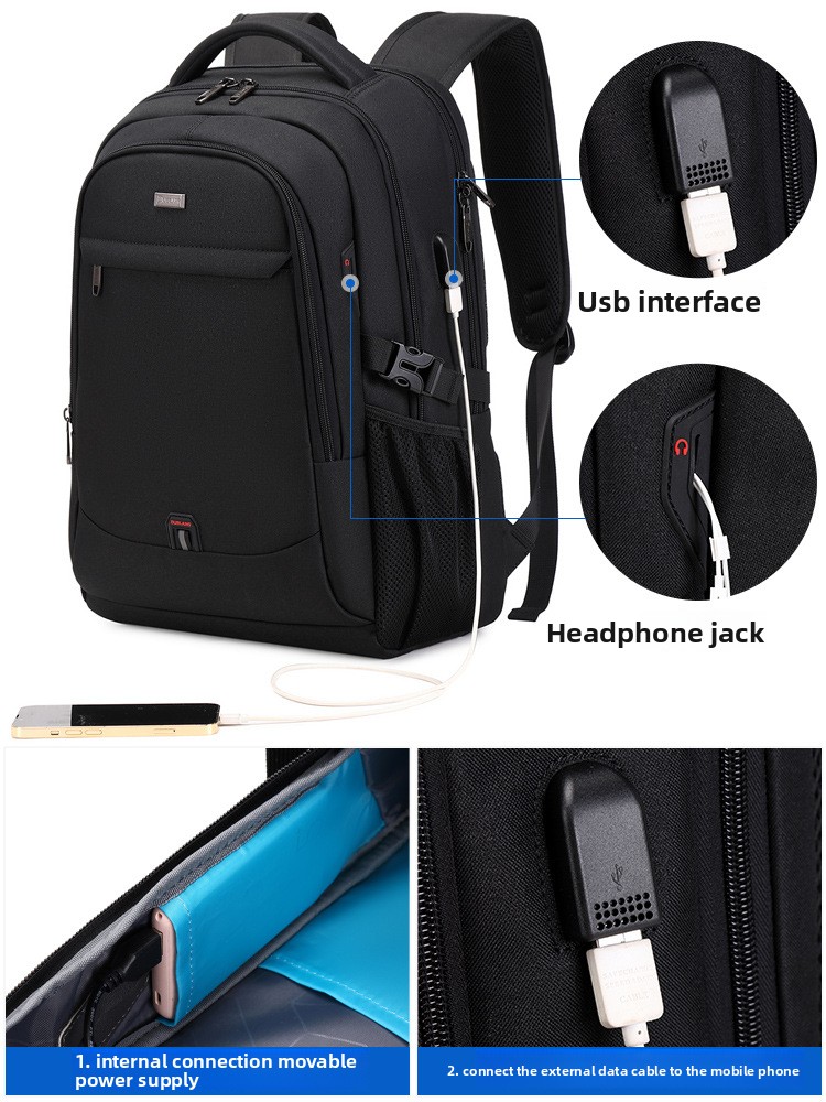 新しいカスタマイズ可能なロゴ入りバックパック メンズ 大容量 - Business Backpack Brief のレビューと価格