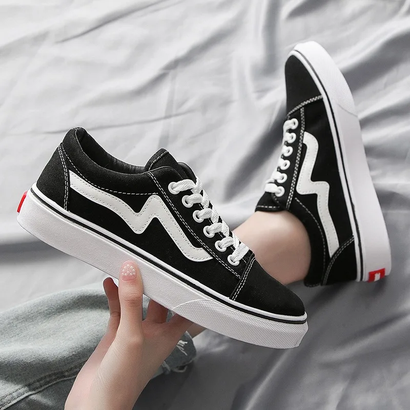若者向けのキャンバスウォーキングシューズ,学生向けのカジュア - Vans Shoes Old Skool のレビューと価格