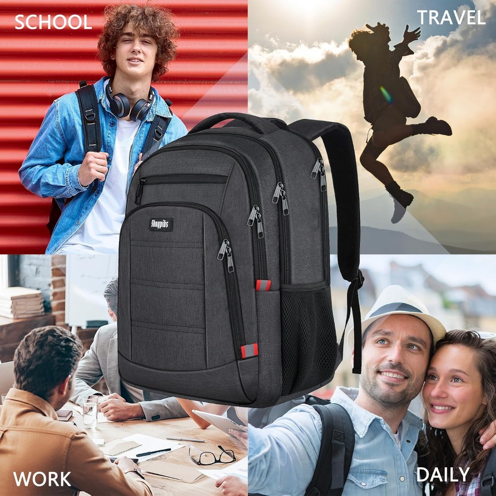 ティーンエイジャーと旅行用のメンズスクールバックパック、強化 - School Backpack Teen のレビューと価格