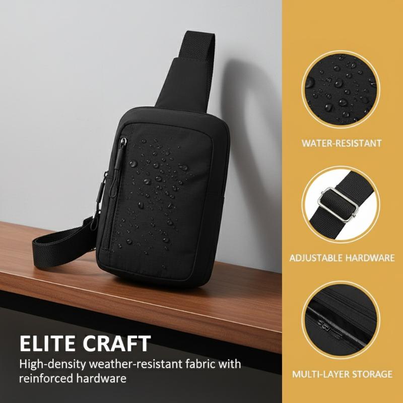 ミニスリングバッグ スタイリッシュなクロスボディチェストバッ - Sling Backpack Shoulder のレビューと価格